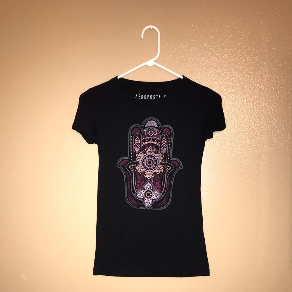 Mandala Hand Aeropostale shirt
